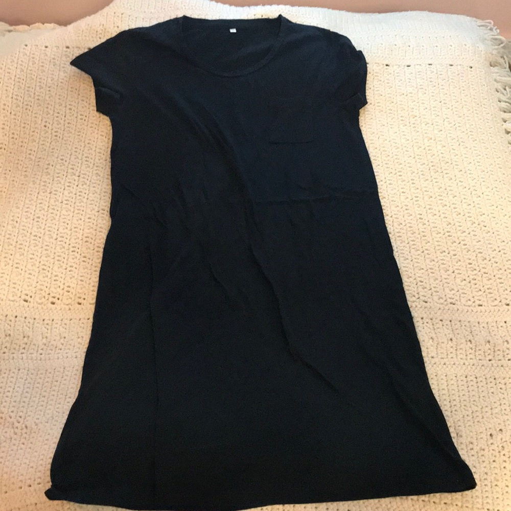 Black shirt dress!